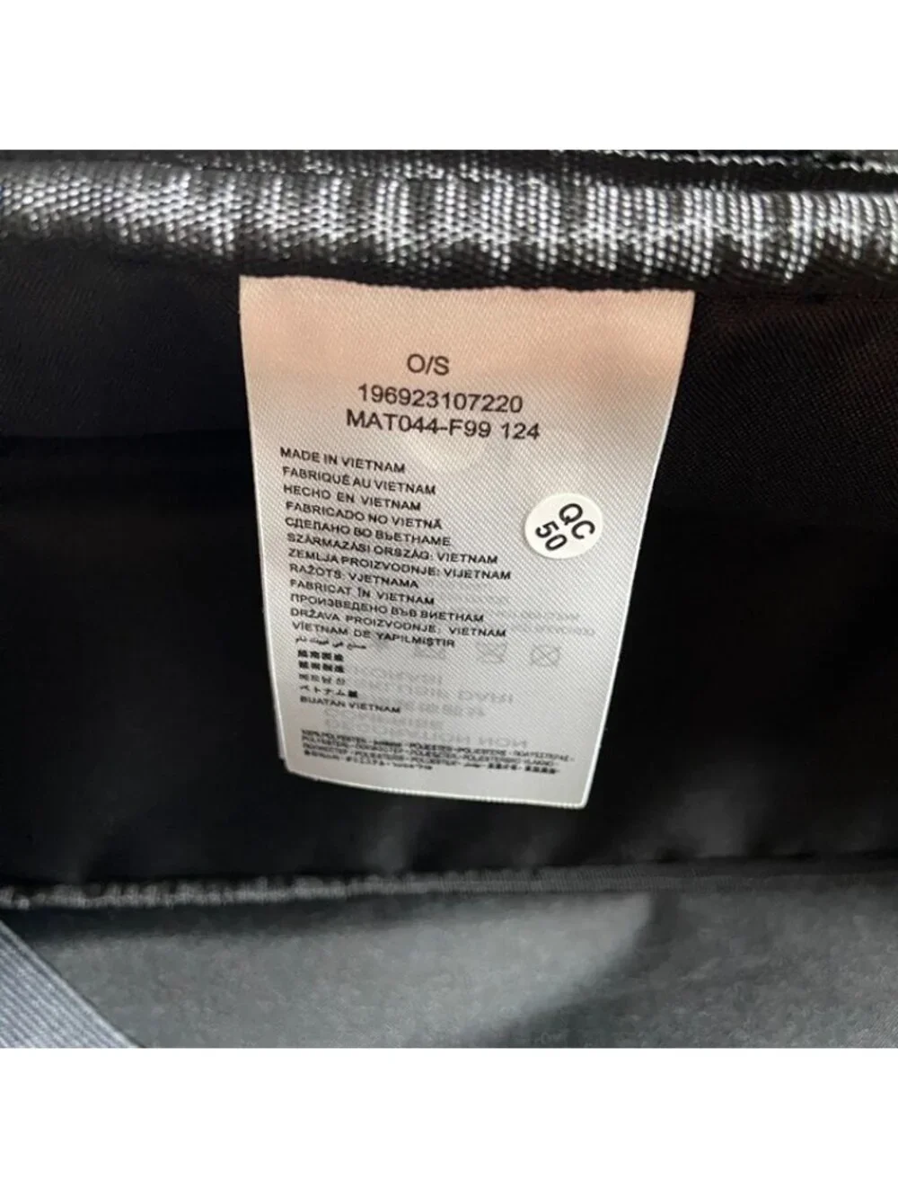 Nike 3BRAND Rolling Duffle Bag Travel Luggage Grey MAT044-F99